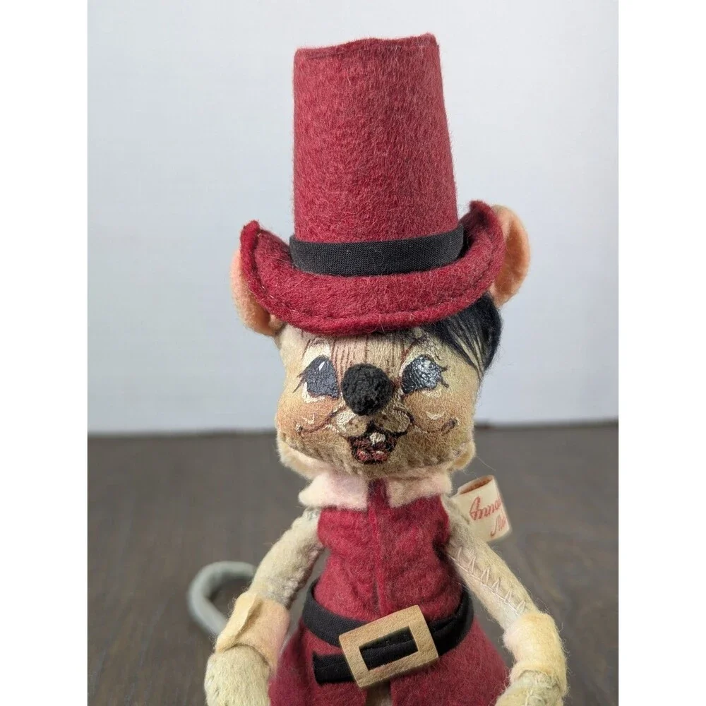 Vintage 1965 Annalee Pilgrim Male Mouse Doll 8